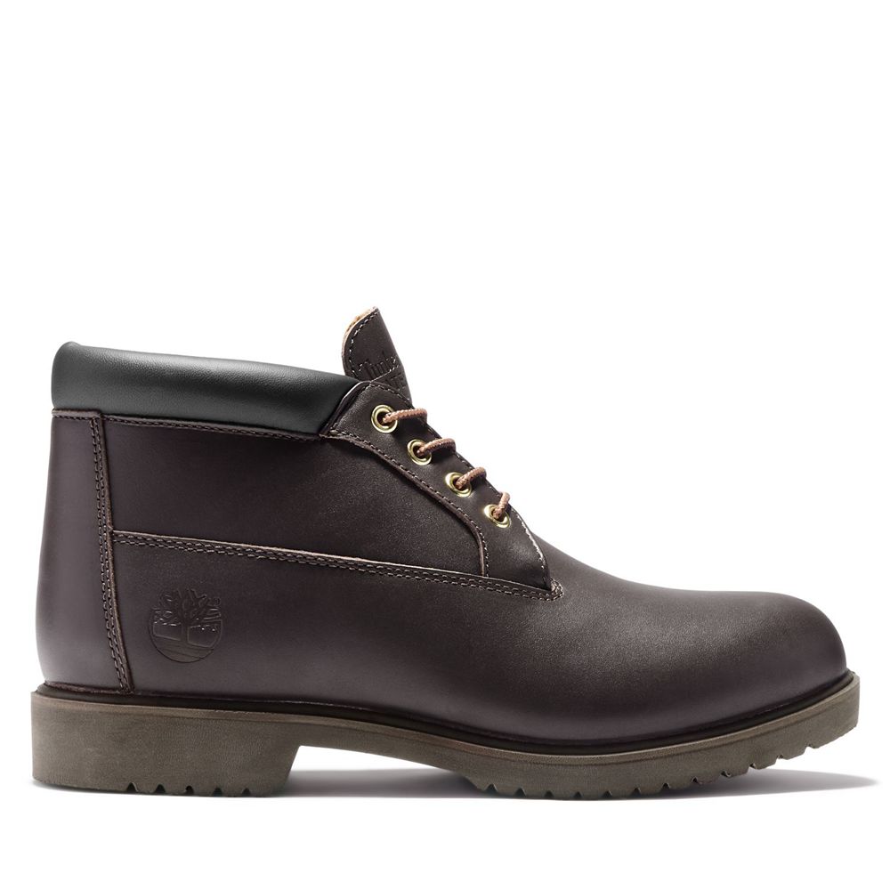 Botas de Seguridad Timberland Argentina Hombre - Waterproof - Marrones Oscuro - RFYLXH-960